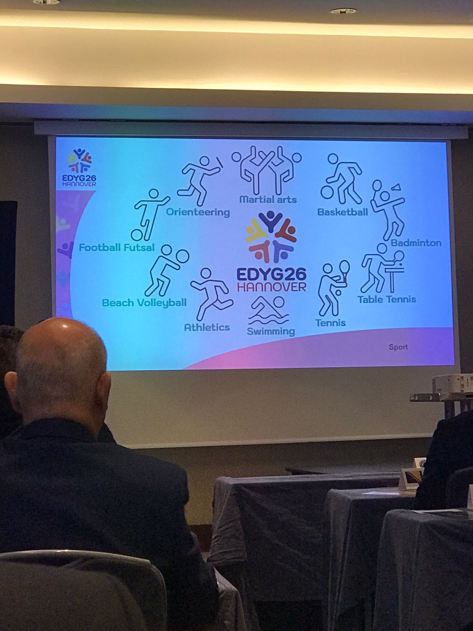 Presenatie van de 1e European Deaf Youth Games in Hannover