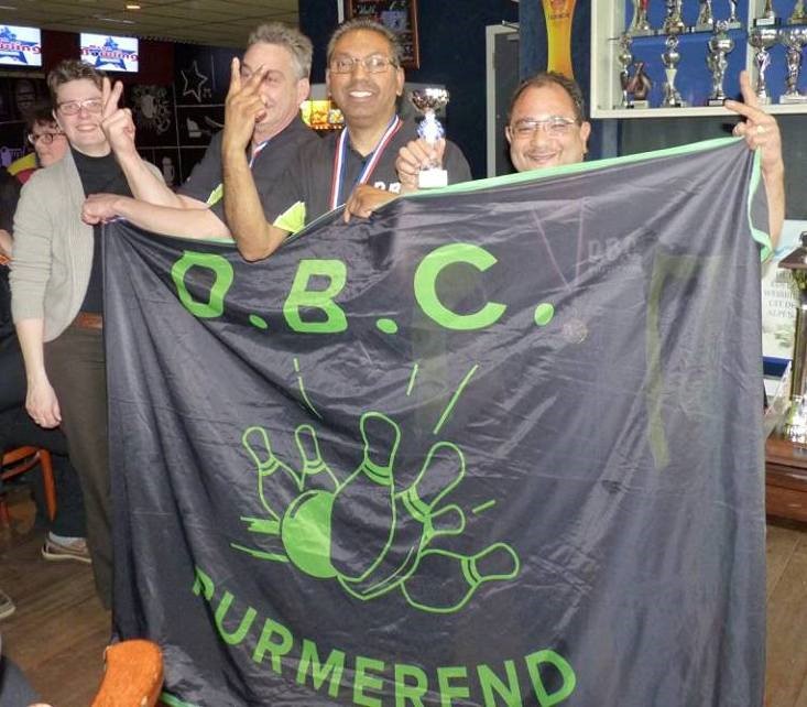 2e plaats DBC Purmerend 1, Nando Petersen, Shahit Chahat, Hubert Illario. (Martin Visser hoort er ook bij, maar moest weg)